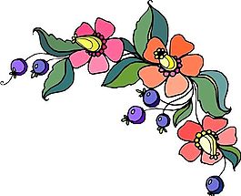花朵 花草 鮮花 矢量 EPS格式_1487