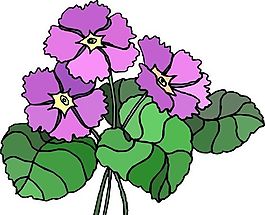 花朵 花草 鮮花 矢量 EPS格式_1478