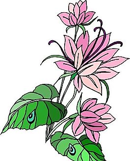 花朵 花草 鮮花 矢量 EPS格式_1471