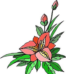 花朵 花草 鮮花 矢量 EPS格式_1469