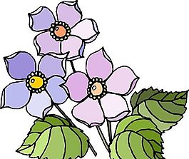 花朵 花草 鮮花 矢量 EPS格式_1461
