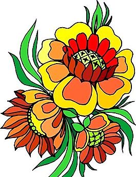 花朵 花草 鮮花 矢量 EPS格式_1441