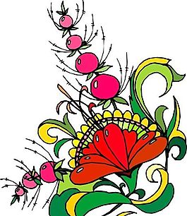 花朵 花草 鮮花 矢量 EPS格式_1439