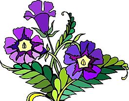 花朵 花草 鮮花 矢量 EPS格式_1432