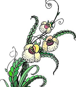 花朵 花草 鮮花 矢量 EPS格式_1390