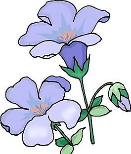 花朵 花草 鮮花 矢量 EPS格式_1322