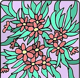 花朵 花草 鮮花 矢量 EPS格式_1317