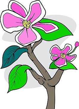 花朵 花草 鮮花 矢量 EPS格式_1292