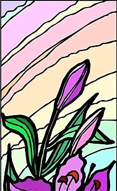 花朵 花草 鮮花 矢量 EPS格式_1263