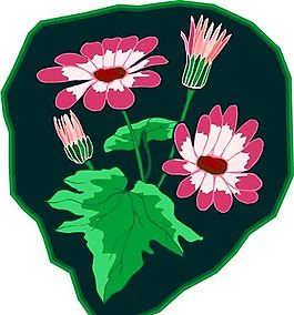 花朵 花草 鮮花 矢量 EPS格式_1237