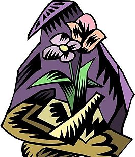 花朵 花草 鮮花 矢量 EPS格式_1230