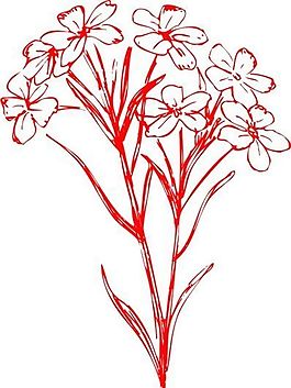 花朵 花草 鮮花 矢量 EPS格式_1172