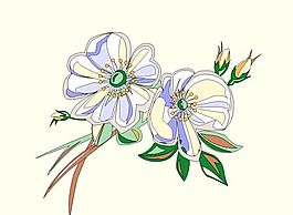 花朵 花草 鮮花 矢量 EPS格式_1083