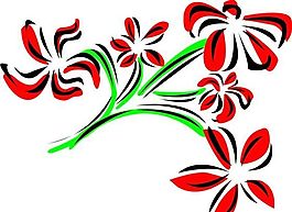 花朵 花草 鮮花 矢量 EPS格式_0953