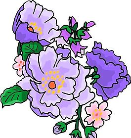 花朵 花草 鮮花 矢量 EPS格式_0758