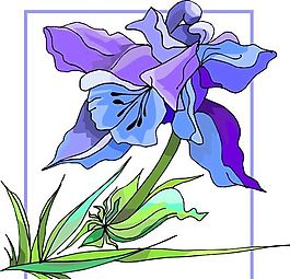 花朵 花草 鲜花 矢量 EPS格式_0500