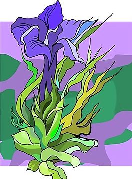 花朵 花草 鮮花 矢量 EPS格式_0483