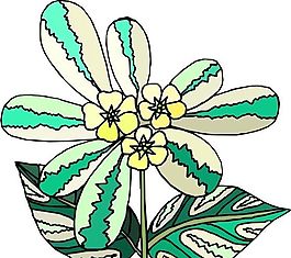 花朵 花草 鮮花 矢量 EPS格式_0399