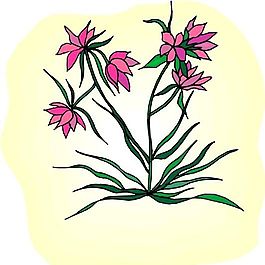 花朵 花草 鮮花 矢量 EPS格式_0392