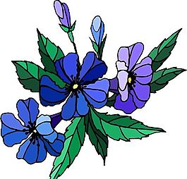 花朵 花草 鮮花 矢量 EPS格式_0381