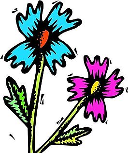 花朵 花草 鮮花 矢量 EPS格式_0313