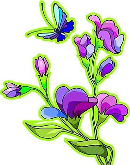 花朵 花草 鮮花 矢量 EPS格式_0156