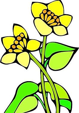 花朵 花草 鮮花 矢量 EPS格式_0061