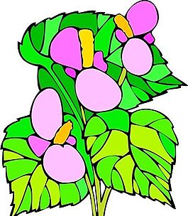 花朵 花草 鮮花 矢量 EPS格式_0027