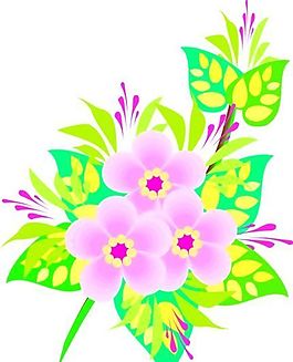 花朵 花草 鮮花 矢量 EPS格式_0010