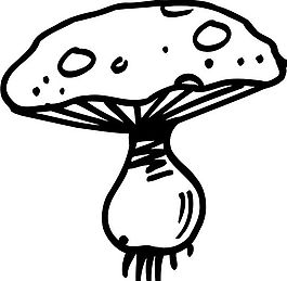 菌菇 香菇 矢量素材 EPS格式_0001