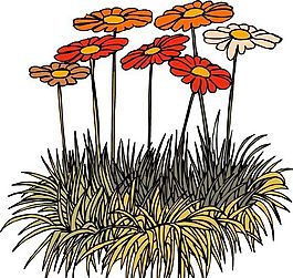 花卉 植物 矢量素材 EPS_1036