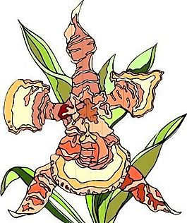 花卉 植物 矢量素材 EPS_0976