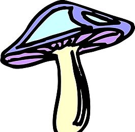 蘑菇 植物 圖案 矢量 AI_0013