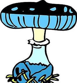 蘑菇 植物 圖案 矢量 AI_0006