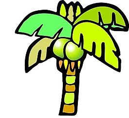 熱帶植物 圖案 矢量 AI_0013