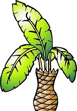熱帶植物 圖案 矢量 AI_0002