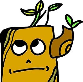木樁 植物 圖案 矢量 AI_0007