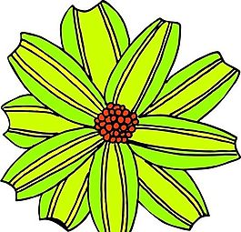 樹葉 植物 圖案 矢量 AI_0064