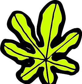 樹葉 植物 圖案 矢量 AI_0011