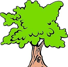 樹木 植物 圖案 矢量 AI_0013