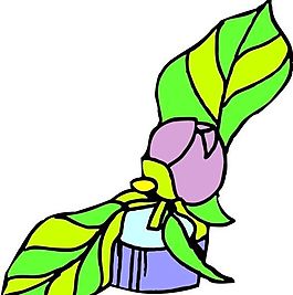 盆栽 植物 圖案 矢量 AI_0020