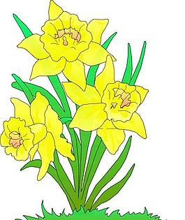 鮮花 植物 圖案 矢量 AI_0080