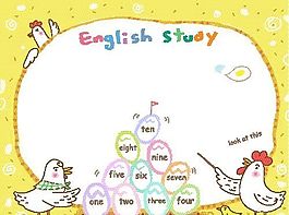 英語學(xué)習(xí) 動(dòng)物漫畫 矢量EPS_07