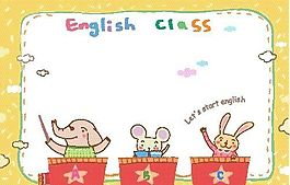 英語學(xué)習(xí) 動(dòng)物漫畫 矢量EPS_03