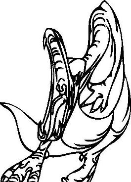 恐龍 傳說(shuō)動(dòng)物 矢量CDR_085
