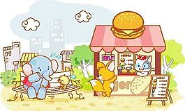 動漫卡通 動物漫畫 矢量素材 EPS_12