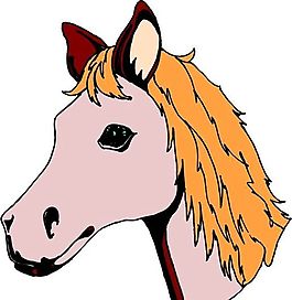 馬 常見動物 矢量素材 EPS格式_0089