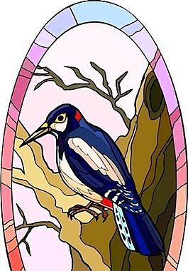 各種鳥類 鳥 動物 矢量素材 EPS格式_1591