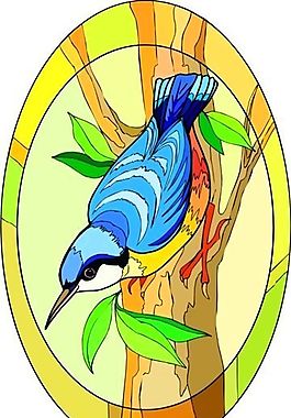各種鳥類 鳥 動(dòng)物 矢量素材 EPS格式_1106