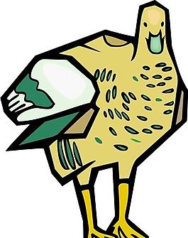 各種鳥類 鳥 動物 矢量素材 EPS格式_0722